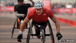 British Paralympic athlete David Weir