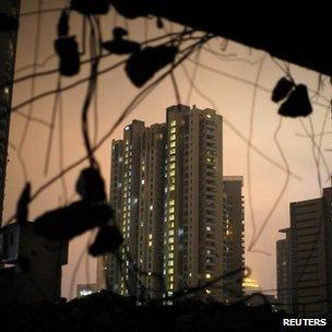 A block of flats in Shanghai