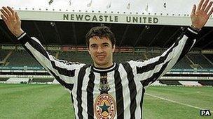 Gary Speed at Newcastle United