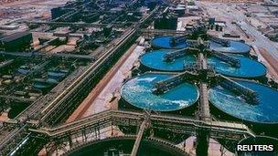 BHP Billiton's Olympic Dam uranium mine in South Australia - undated photo