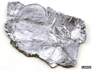 Molybdenite in crystal form