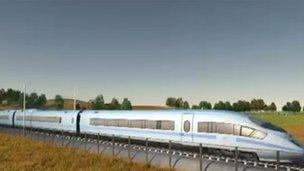 High speed rail link