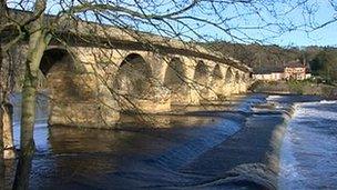 Bridge over the Tyne at Hexham