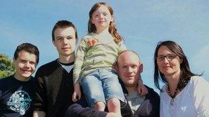 Kerry Prendergast and her family