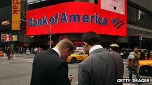 Bank of America sign