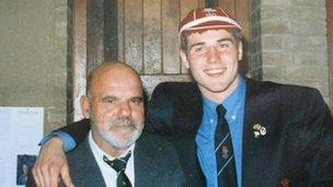 Ben Cohen and his late father