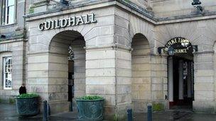 Guildhall market in Derby