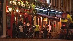 A pub in the West End of London