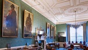 Zurbaran paintings at Auckland castle