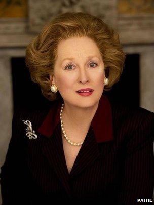 Meryl Streep as Mrs Thatcher