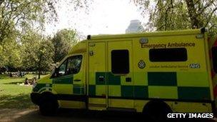 London Ambulance Service vehicle