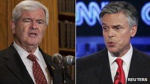 Gingrich and Huntsman