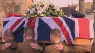 L/Cpl Richard Scanlon's funeral