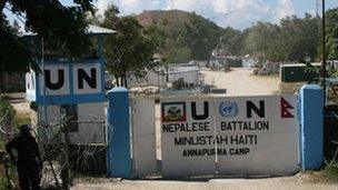 UN base in Haiti