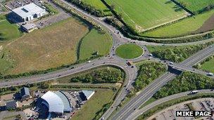 A47 Postwick interchange