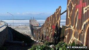 The border fence