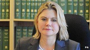 Transport Secretary Justine Greening