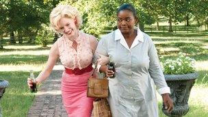 Jessica Chastain and Octavia Spencer in The Help