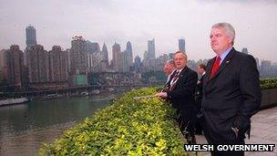 Carwyn Jones in China