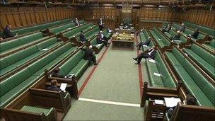 MPs at expenses debate