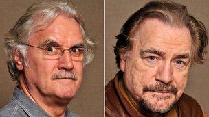 Billy Connolly and Brian Cox