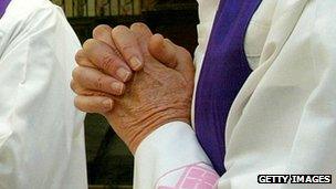 Catholic prayers - file pic