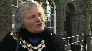 Vivienne Morris, mayor of Whitland