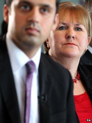 Anas Sarwar and Johann Lamont