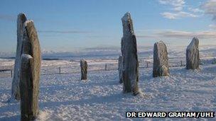 Calanais Standing Stones on Lewis. Pic: UHI