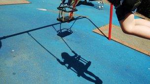 Child on a swing (generic)