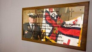 William Guy plaque