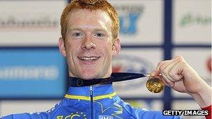 Olympic cyclist Ed Clancy