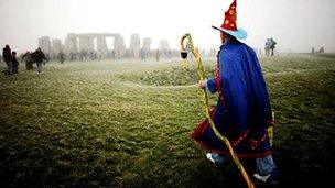 Archive image - Winter solstice at Stonehenge,