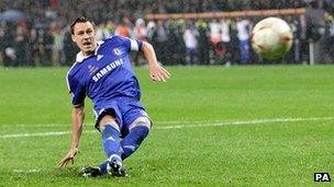 John Terry missing penalty in 200 Champions League final shoot-out