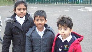 Bilingual primary school children in Slough