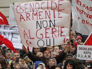 Turkish protesters in Paris