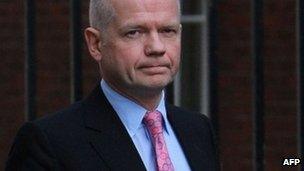 Foreign Secretary William Hague