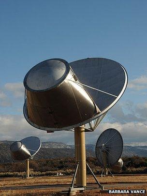 Allen Telescope Array dish (Barbara Vance)