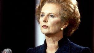 Margaret Thatcher in 1981