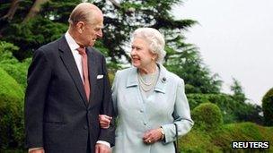 Prince Philip and The Queen