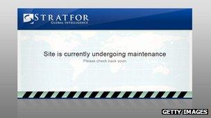 Stratfor maintenance message