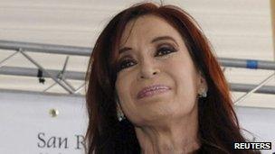 Argentine President Cristina Fernandez, 16 December 2011