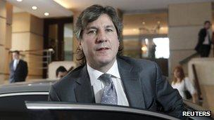 Argentine Vice President Amado Boudou - file photo