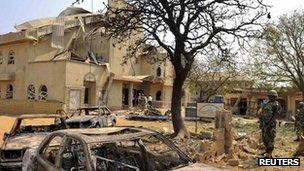 St Theresa Catholic Church at Madalla, Sule outside Abuja, Nigeria (25 Dec 2011)