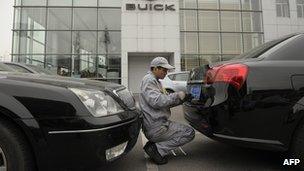 General Motors dealership in Shanghai