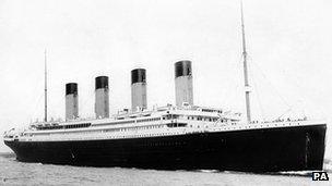 The Titanic file image