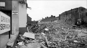 File photo of the aftermath of Toxteth Riots in Liverpool in July 1981