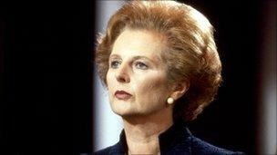 Margaret Thatcher in 1981