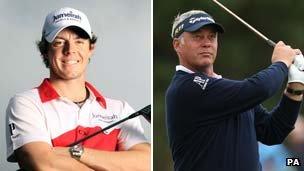 Rory McIlroy and Darren Clarke