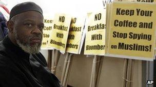 Imam Al-Hajj Talib Abdur Rashid poses for a portrait in New York on 29 December 2011